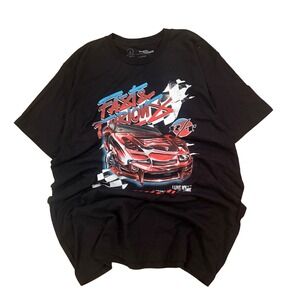 Fast & Furious X Movie Promo Graphic T-Shirt Mens Large Black Streetwear Car Tee